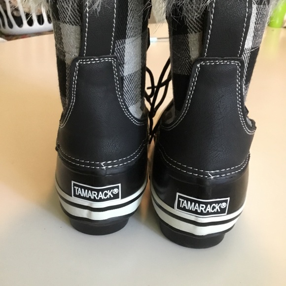 WOMENS TAMARACK WATERPROOF INSULATED DUCK BOOTS - Picture 3 of 12